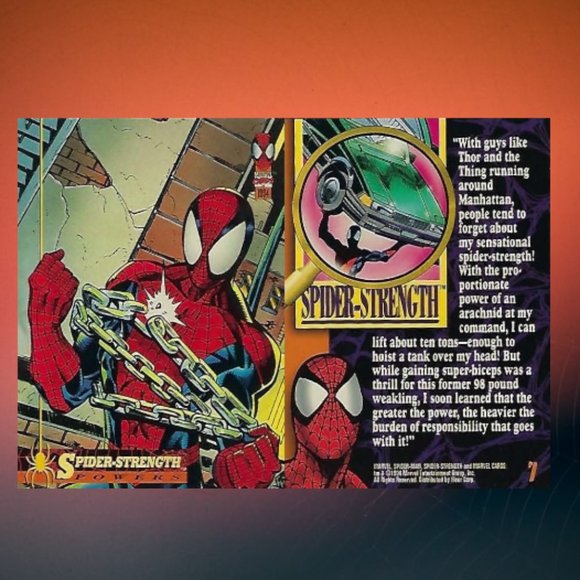 1994 Fleer - The Amazing Spider-Man - Spider-Powers - Spider Enemies - Picture 4 of 5